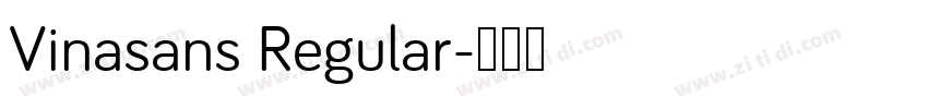 Vinasans Regular字体转换